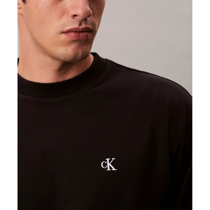 Calvin Klein T shirt kaos lengan panjang long sleeve cowo pria 4RD871G