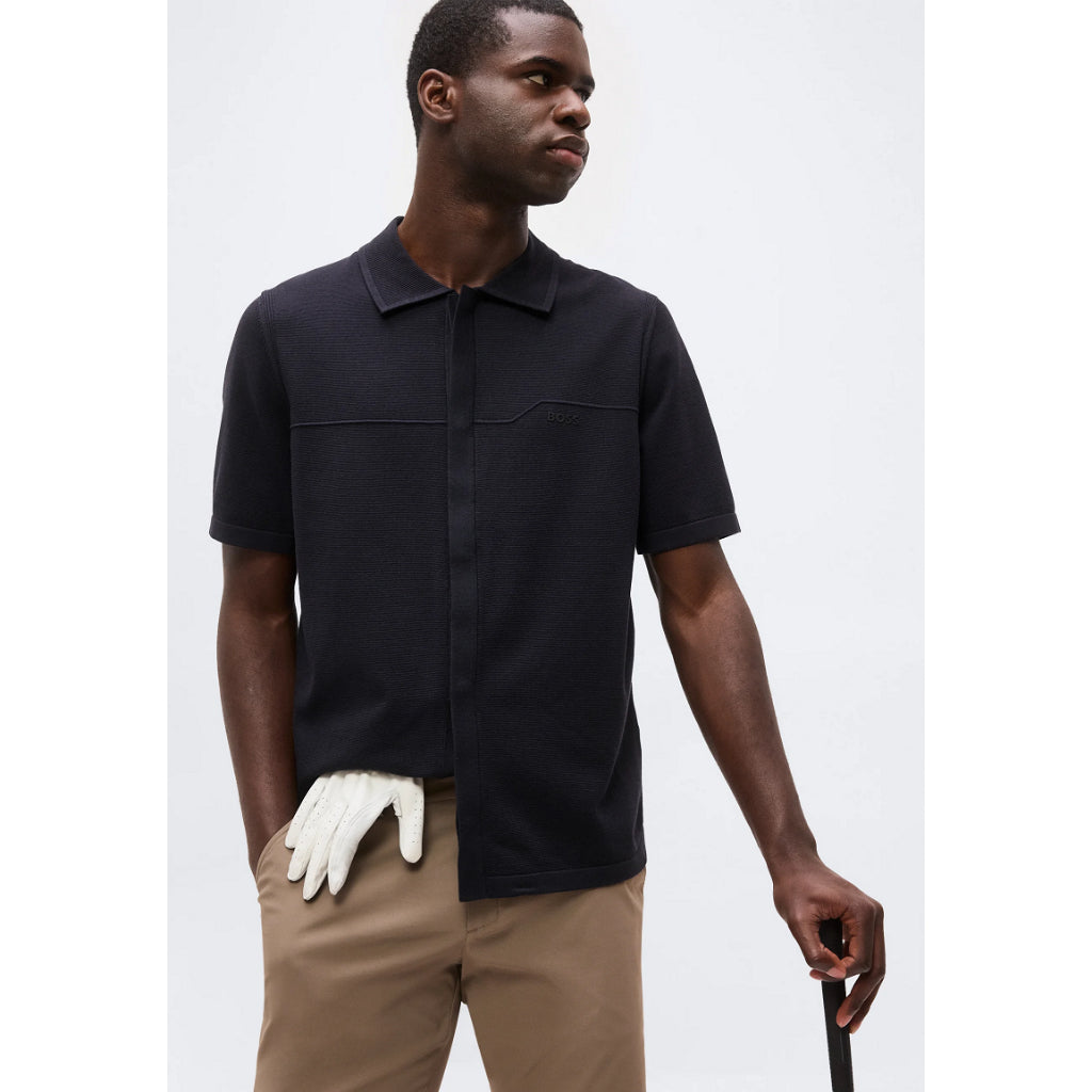 BOSS KN_Terrace ST Knitted Golf Polo Shirt 50558348
