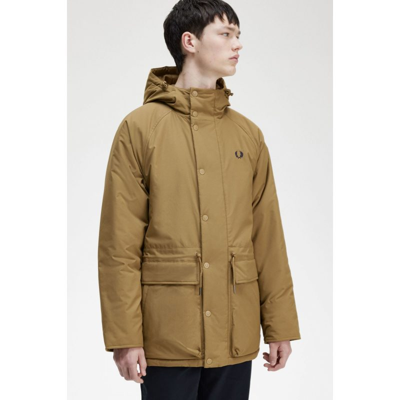 Fred Perry Padded Zip Through Parka Jacket J6516/P96
