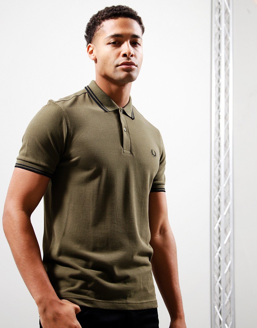 FRED PERRY FP Polo Shirt Cowo Kaos Lengan Pendek Pria M3600/Q41