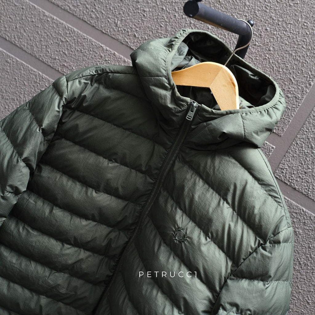 Fred Perry Hooded Insulated Jacket Puffer J8553/W19