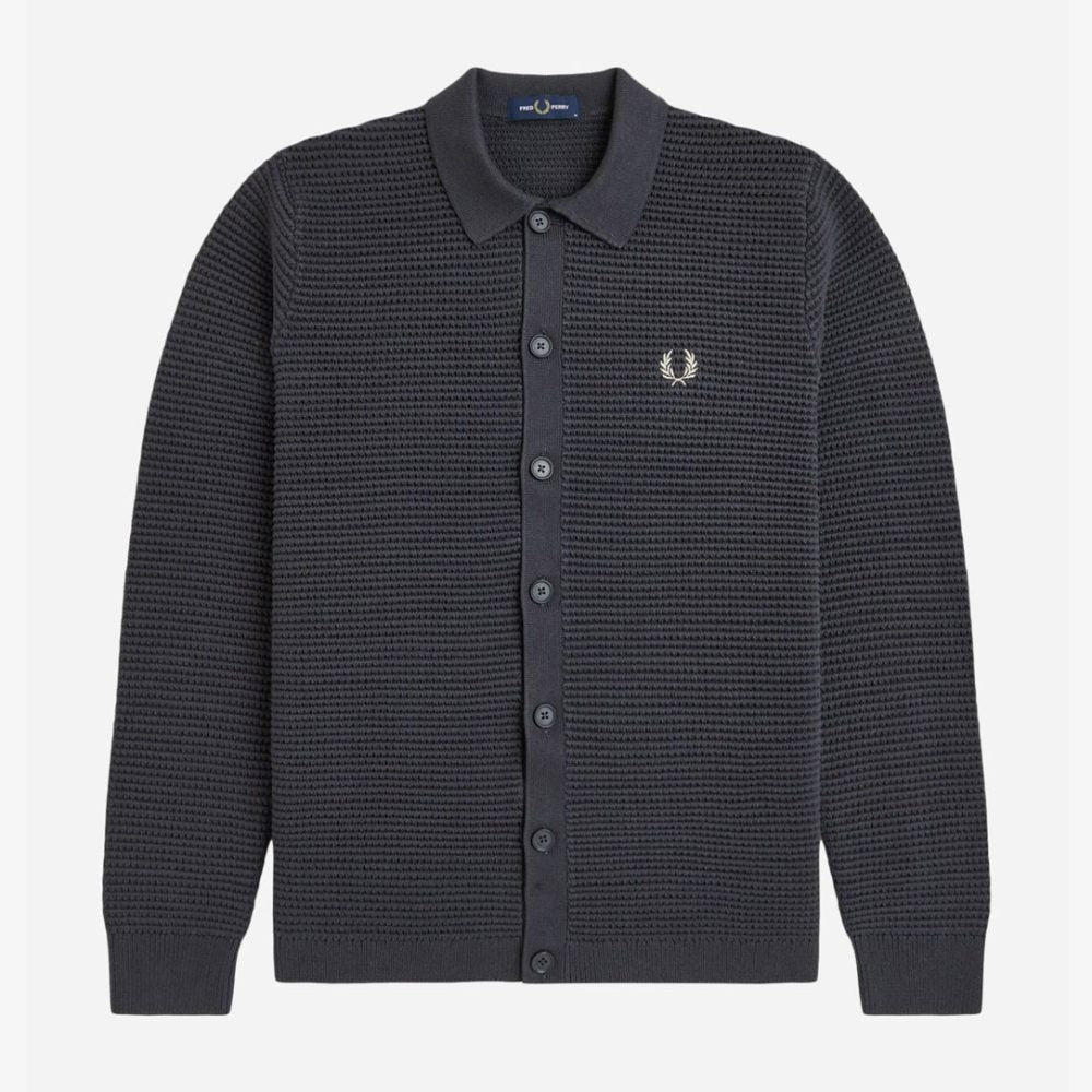 Fred Perry Cardigan Knit Jaket Jacket Outwear Cowo K8566/297