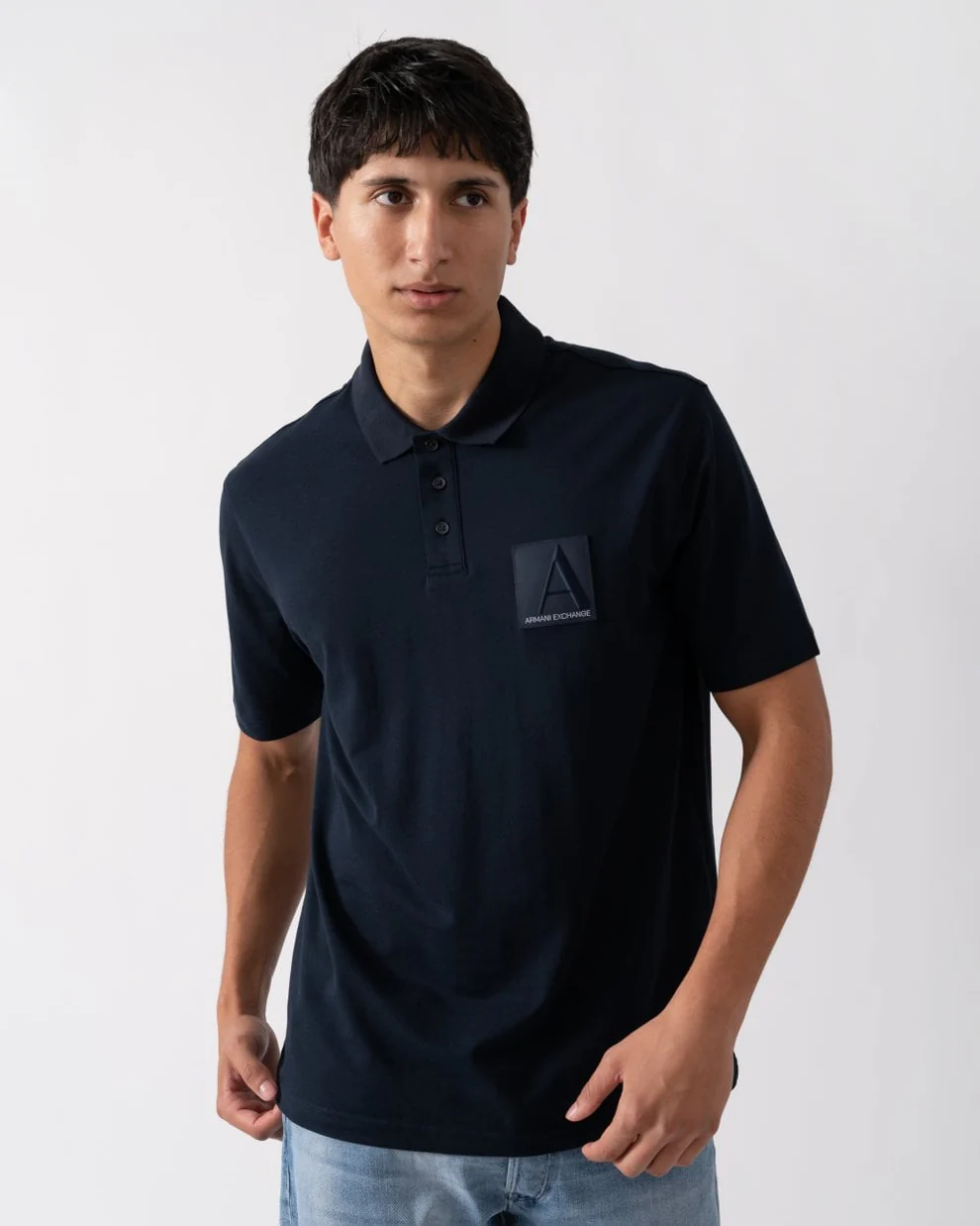 Armani Exchange Polo Shirt Kaos Kerah Pria 6DZFJA