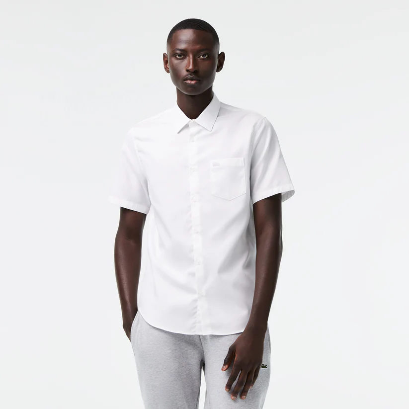 LACOSTE Regular Fit Short Sleeved Cotton Shirt CH8528