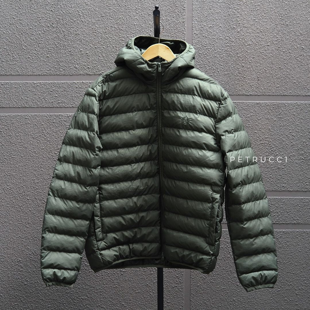 Fred Perry Hooded Insulated Jacket Puffer J8553/W19