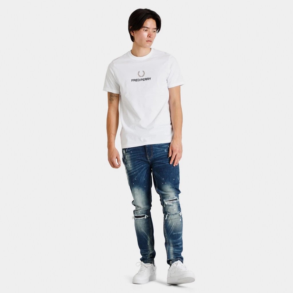 Fred Perry T shirt Tee Kaos Original Pria Man Cowo SM3095/300