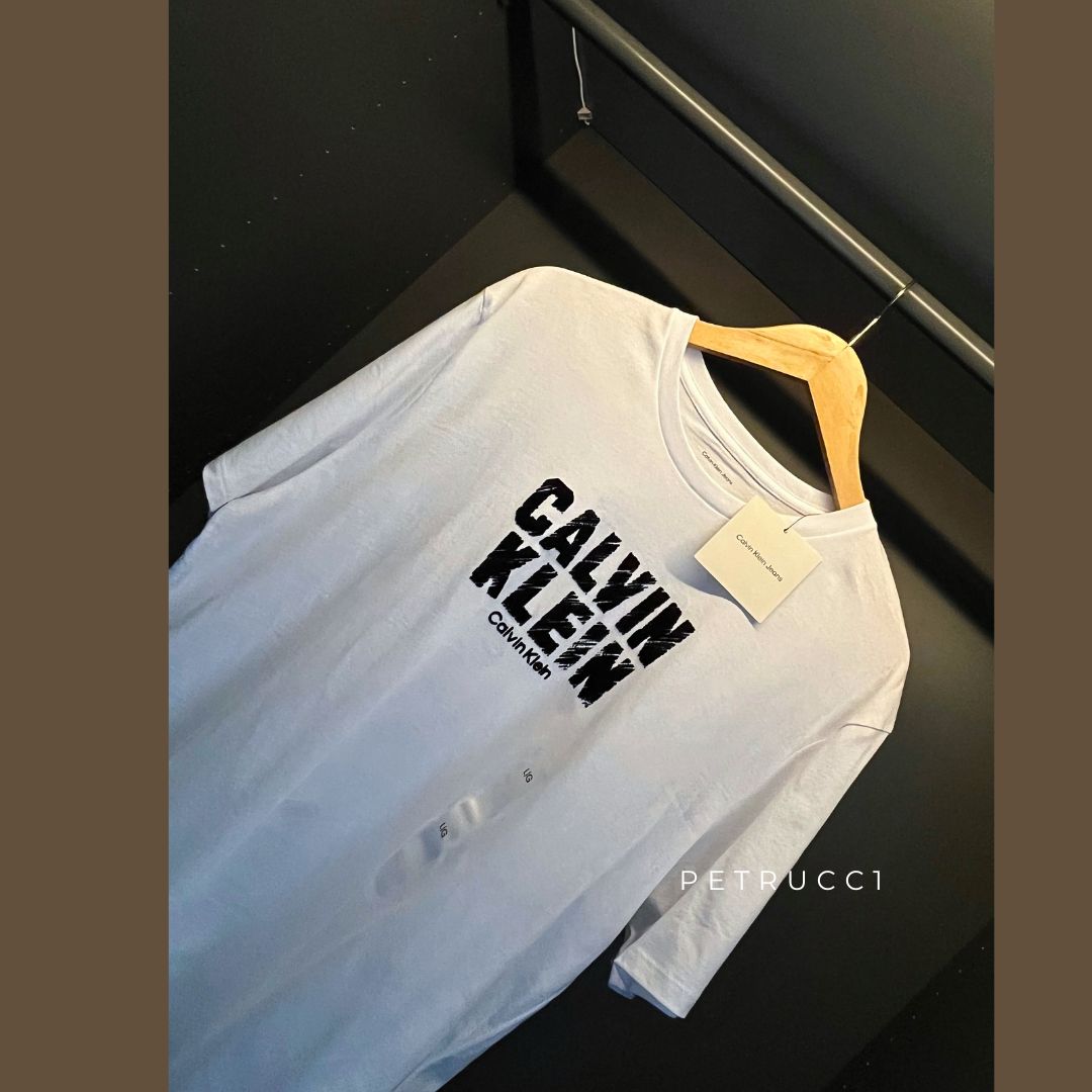 Calvin Klein Velvet Logo T shirt