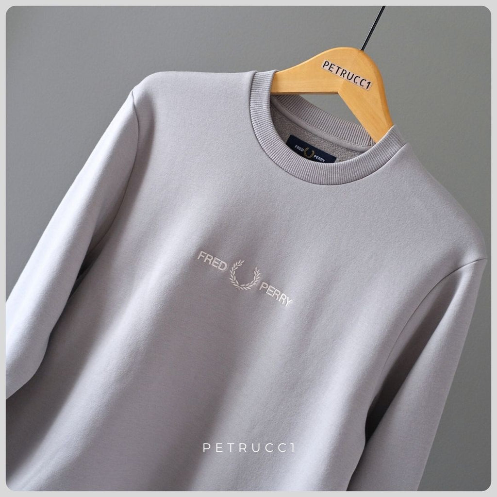 Fred Perry Embroidered Sweatshirt Sweater M4727/181