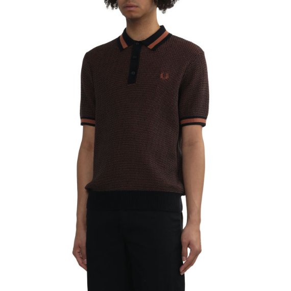 Fred Perry Polo Shirt Collar Stripes K9747/608