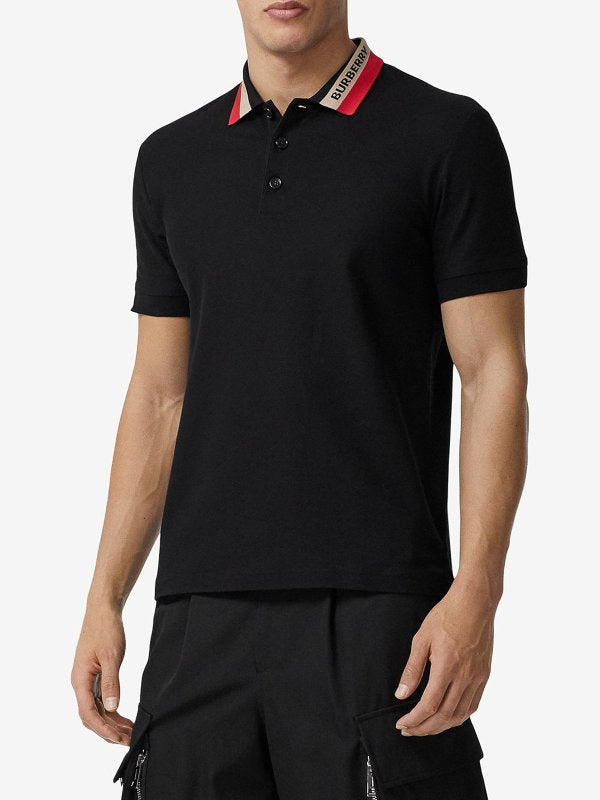 BURBERRY Edney Contrasting Collar Polo Shirt 8039265