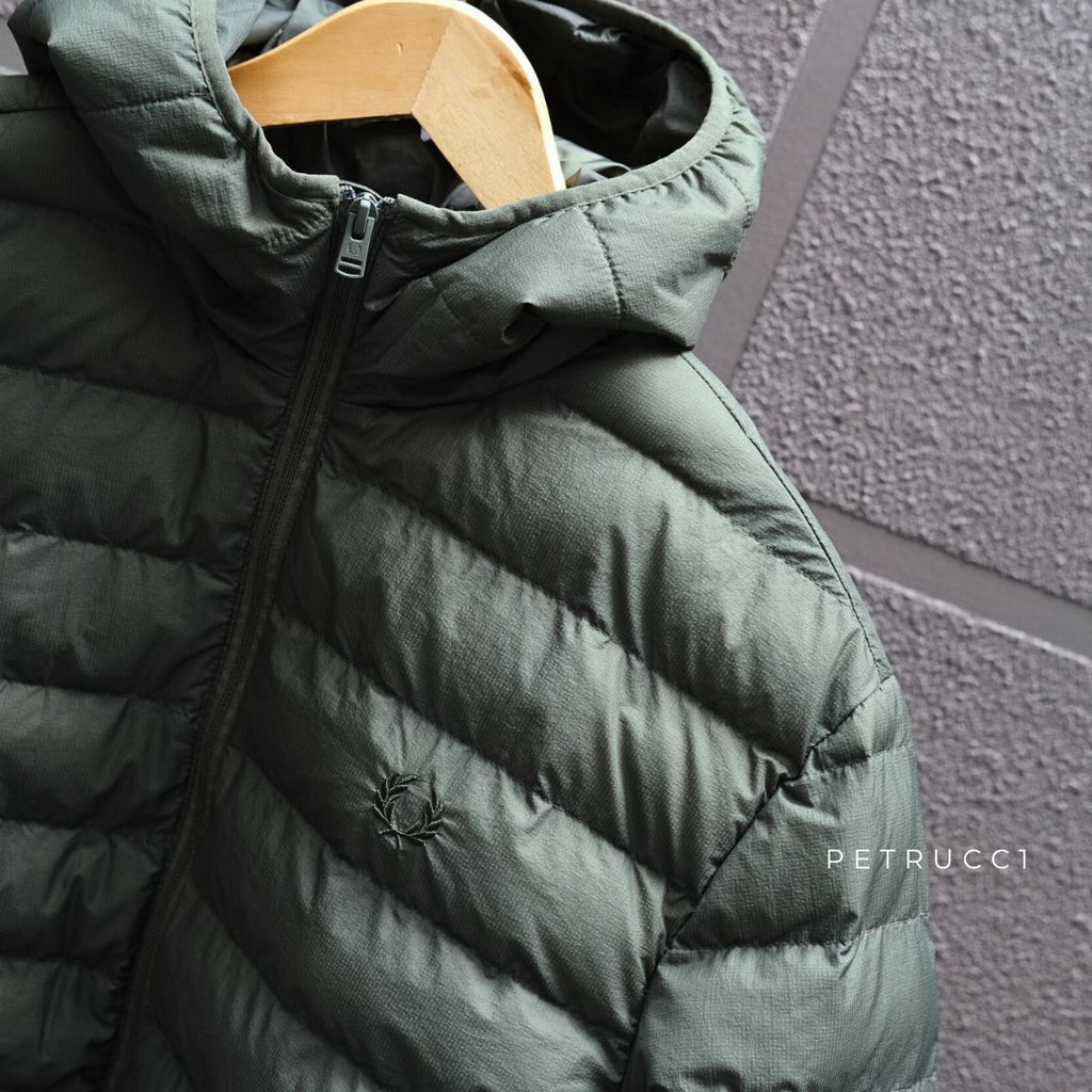 Fred Perry Hooded Insulated Jacket Puffer J8553/W19