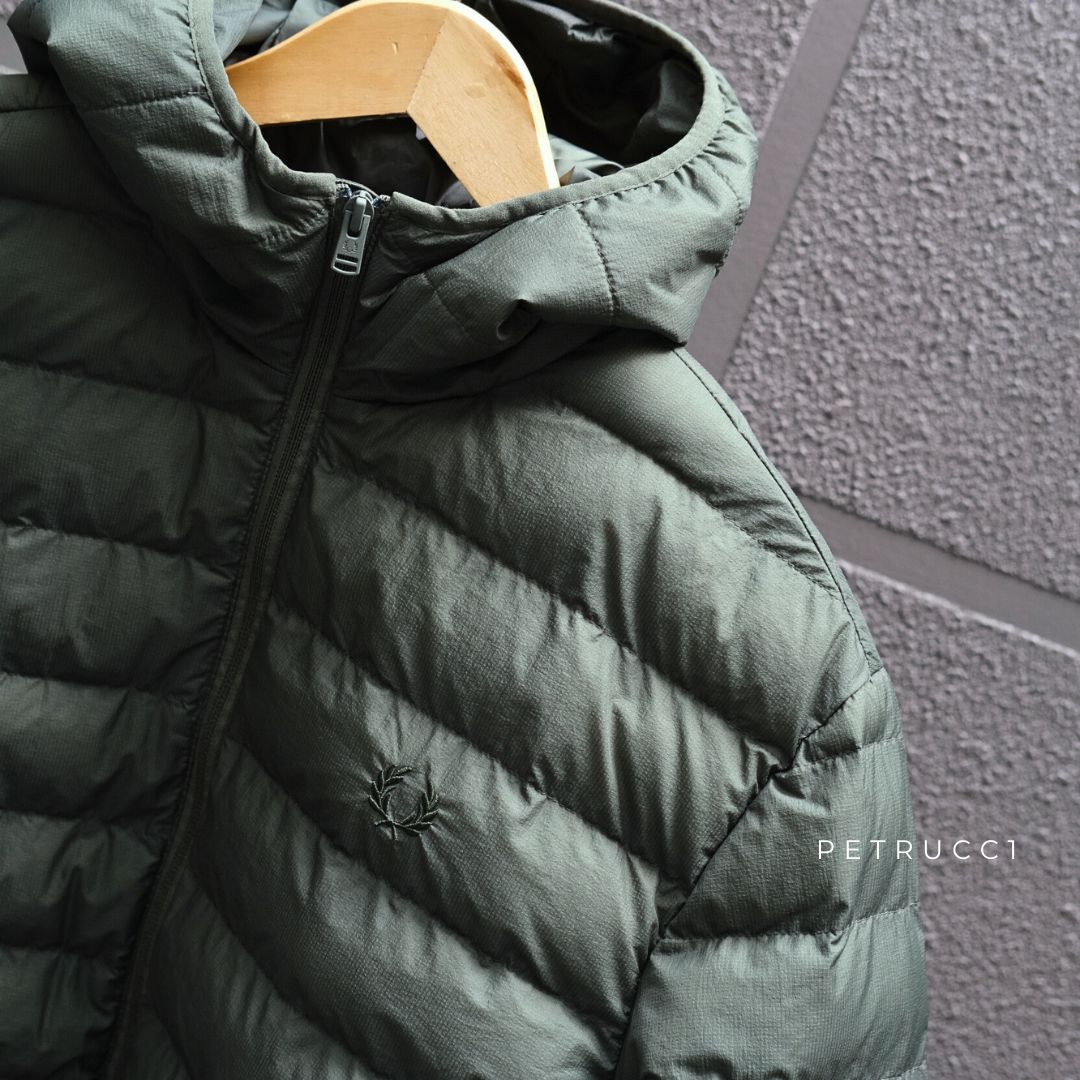 Fred Perry Hooded Insulated Jacket Puffer J8553/W19