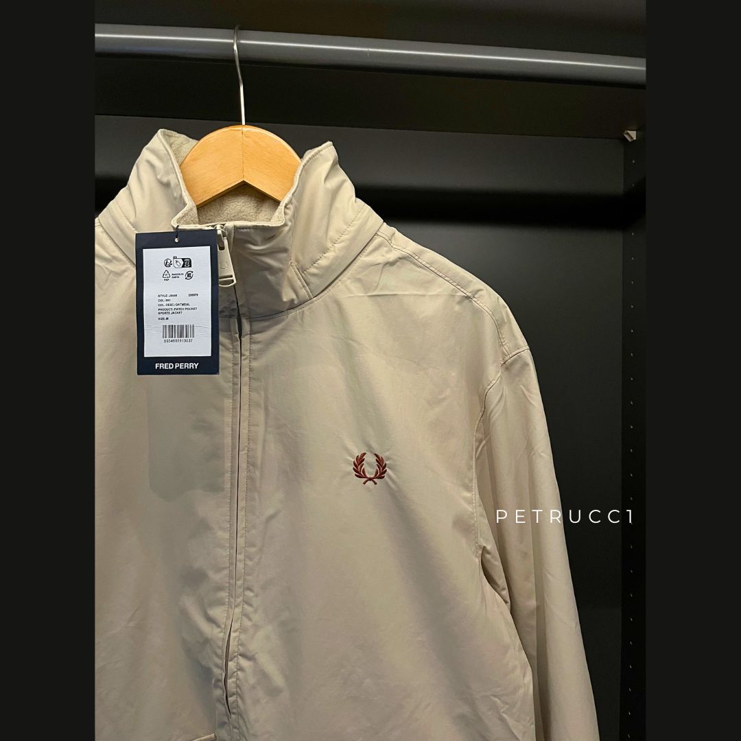 Fred Perry Patch Pocket Zip Through Jacket Parka J8548/691