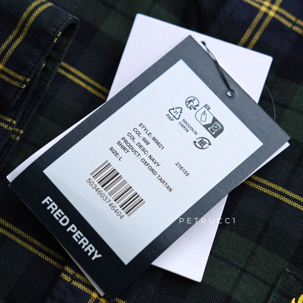 Fred Perry Oxford Tartan Shirt Long Sleeve M9621/608