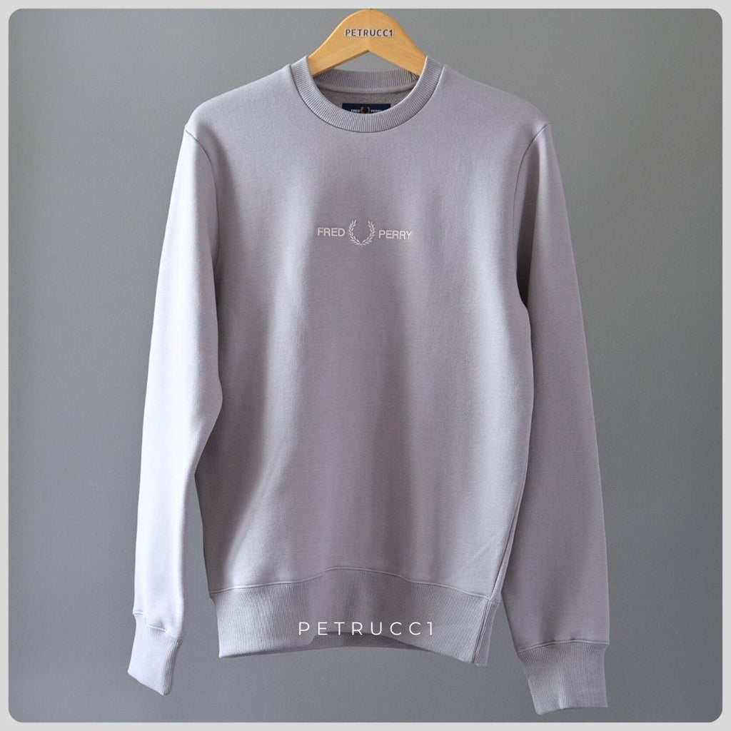 Fred Perry Embroidered Sweatshirt Sweater M4727/181