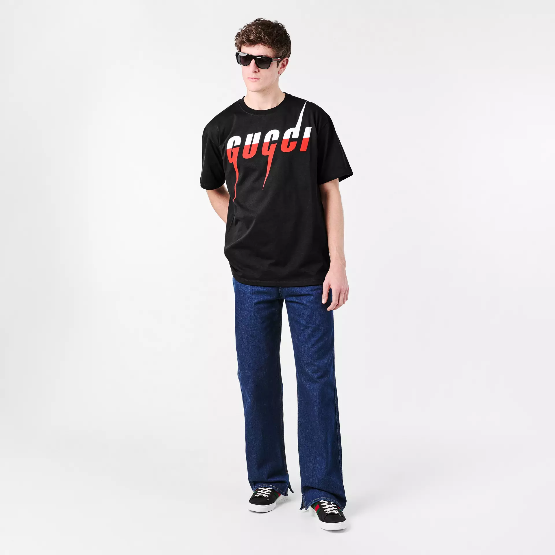 GUCCI Blade Print T Shirt  565806 XJAZY 1141