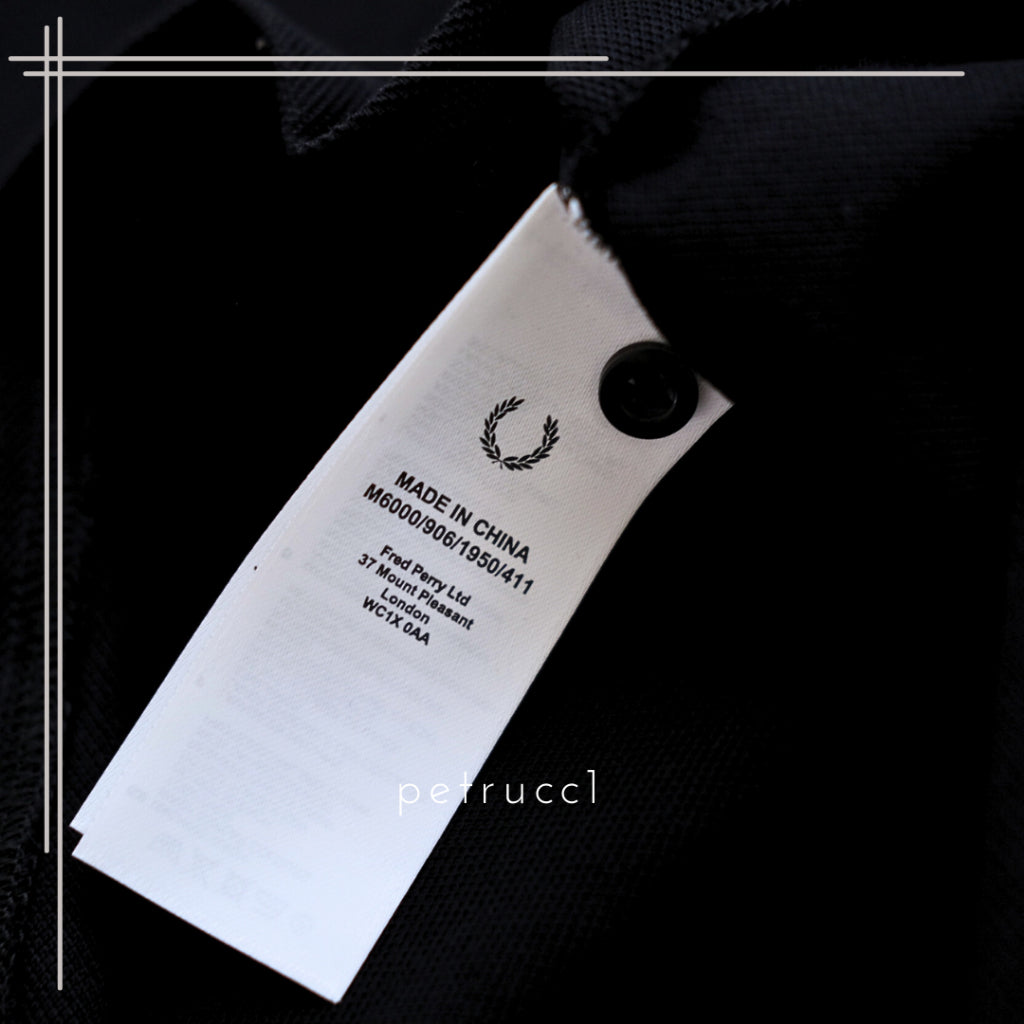 FRED PERRY Polo Shirt Original Cowo Branded Cotton Pria Man M6000/906