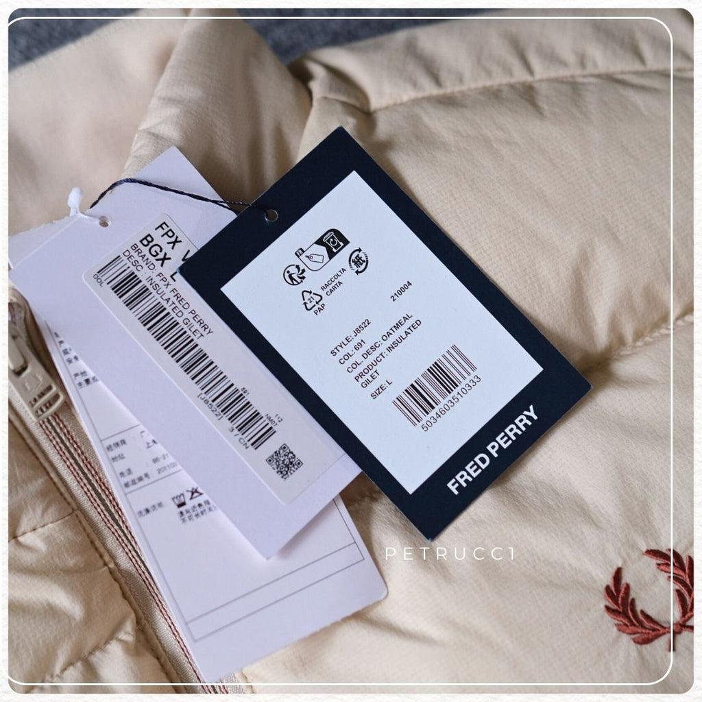 Fred Perry Insulated Gilet Puffer J8522/691