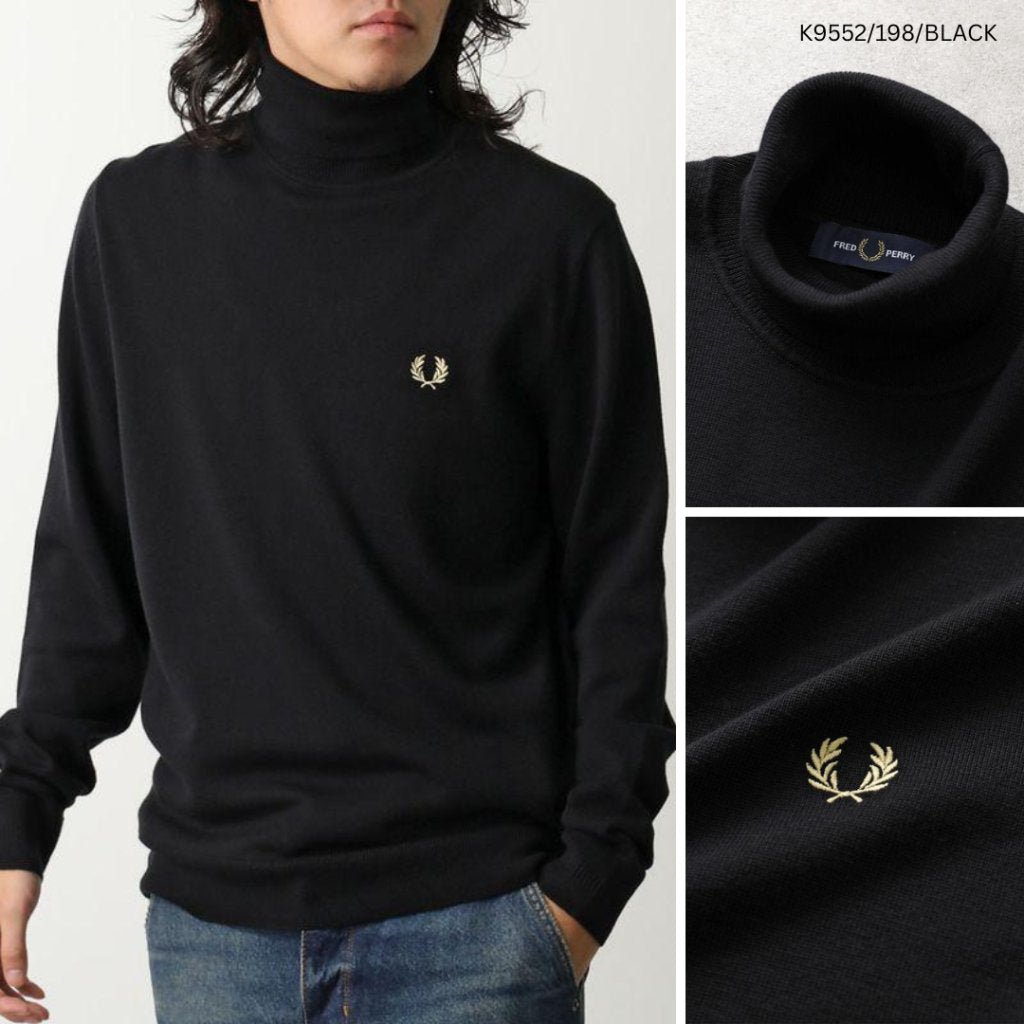 FRED PERRY FP Long Sleeved Turtle Neck K9552