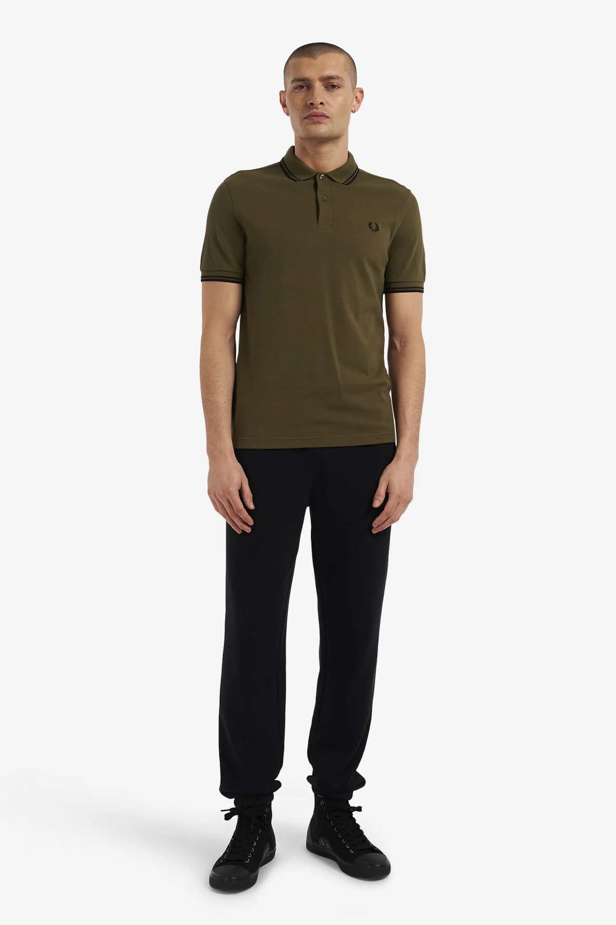 FRED PERRY FP Polo Shirt Cowo Kaos Lengan Pendek Pria M3600/Q41