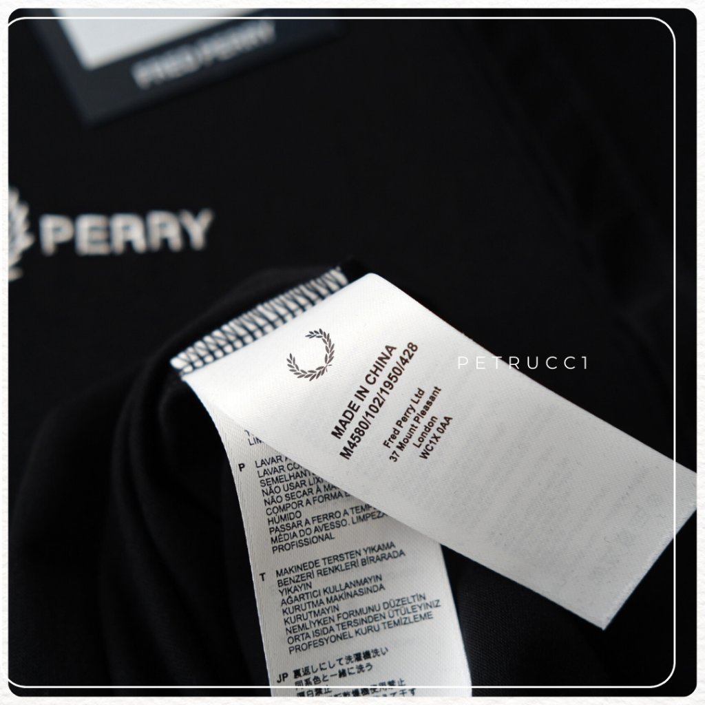 Fred Perry T shirt Tee Kaos Original Pria Man Cowo M4580/102