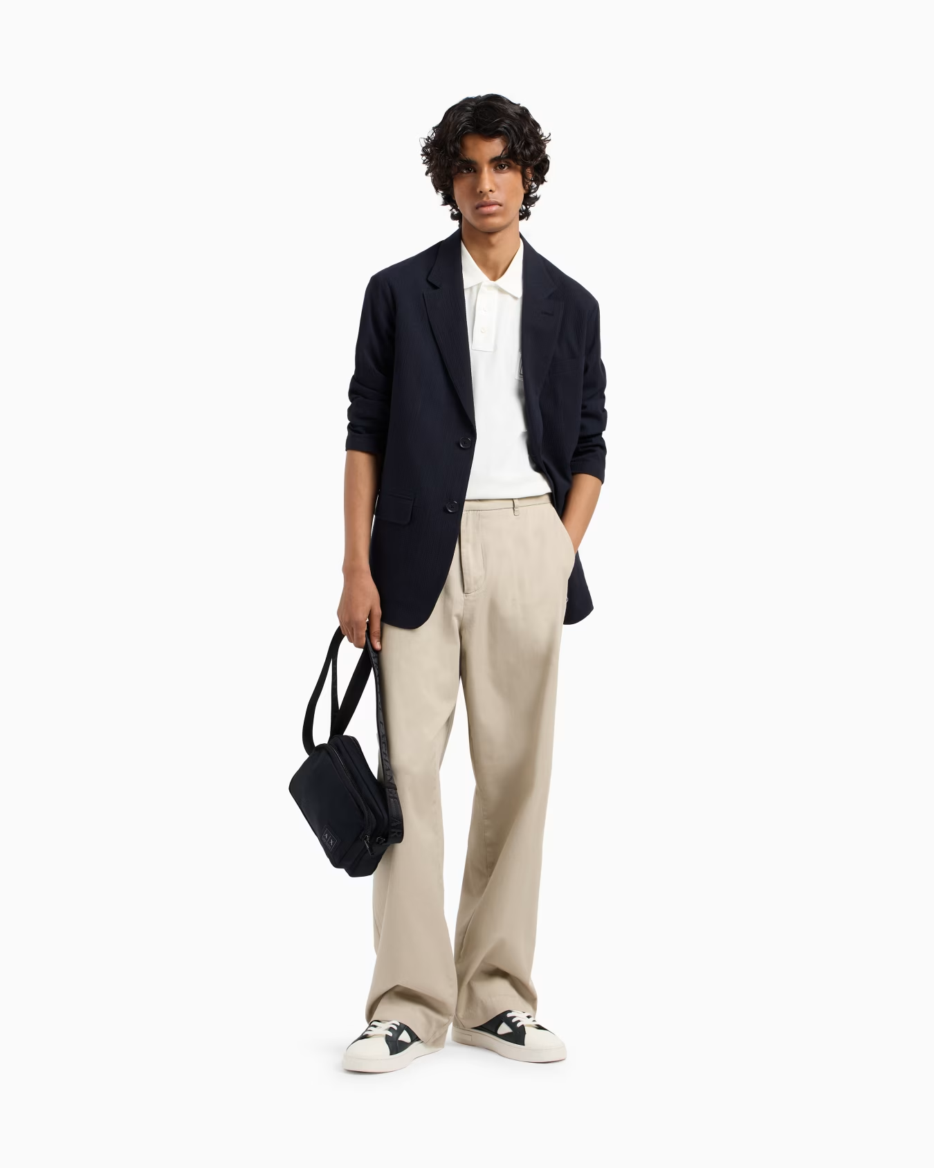ARMANI EXCHANGE Regular Fit Pique Polo  XM000356