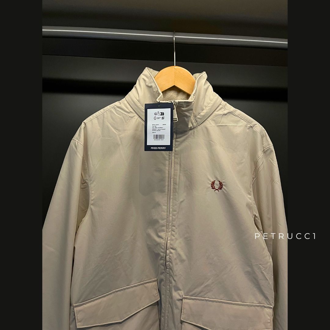Fred Perry Patch Pocket Zip Through Jacket Parka J8548/691