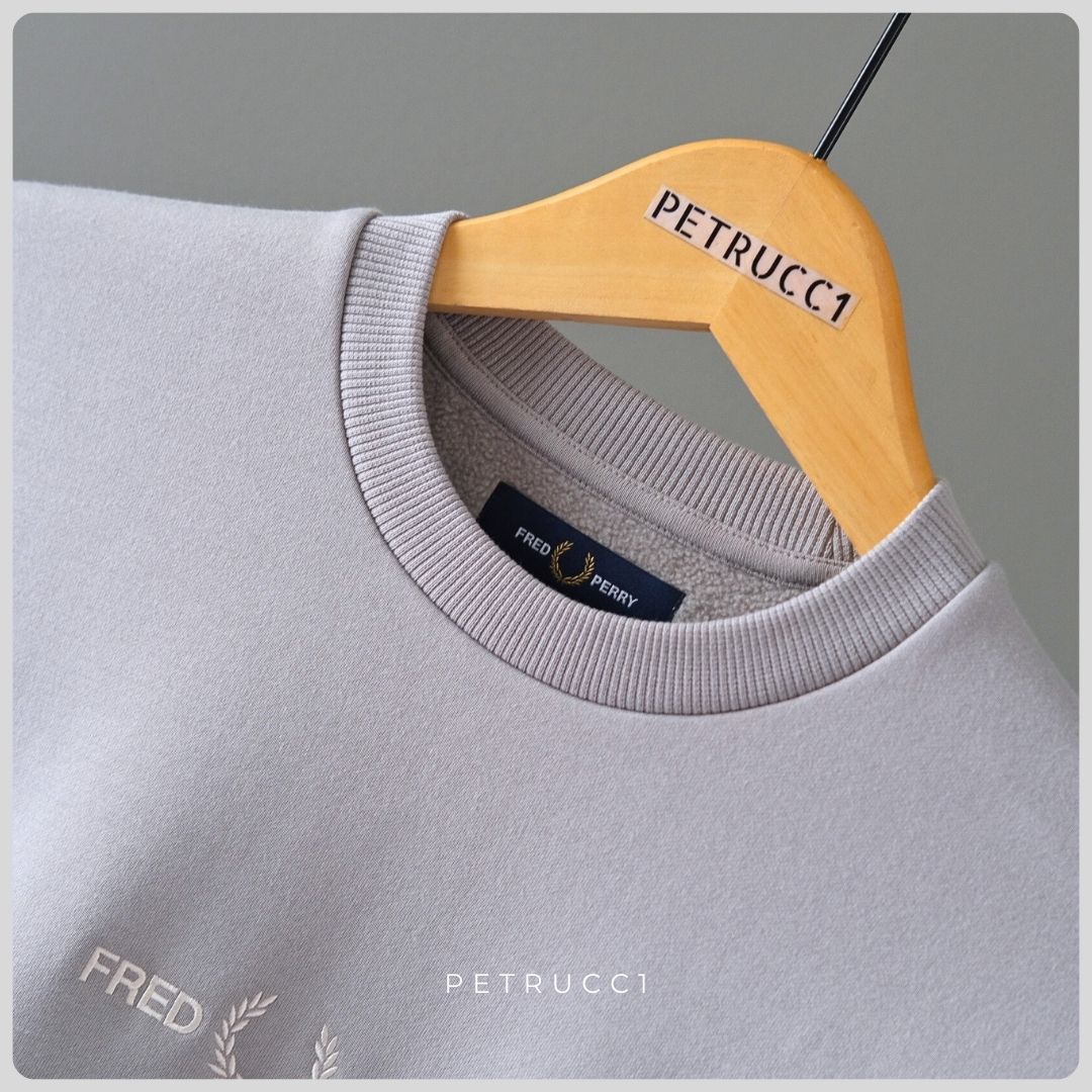Fred Perry Embroidered Sweatshirt Sweater M4727/181