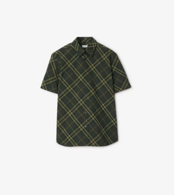 BURBERRY Check Cotton Shirt 8100681