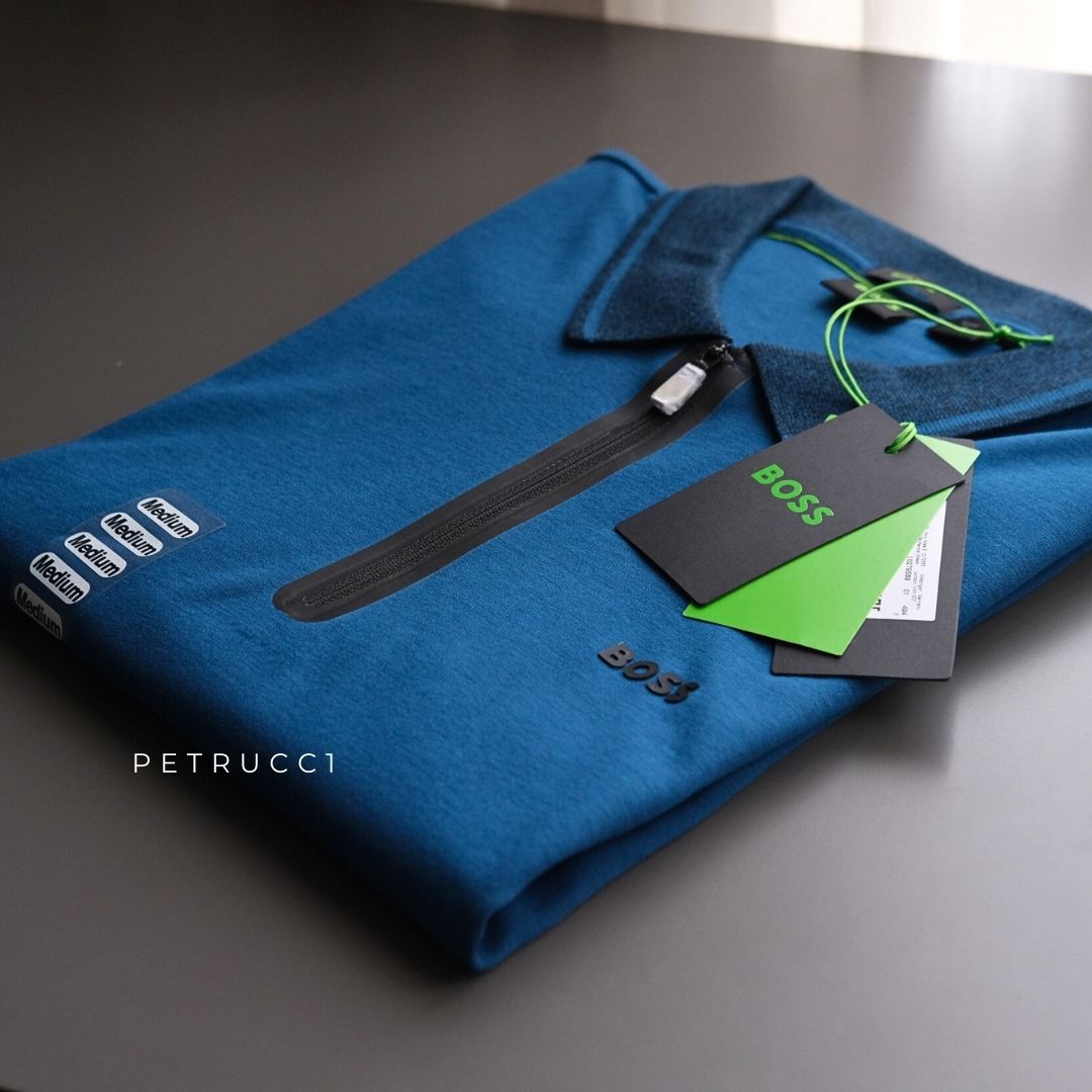 BOSS Zip Polo Shirt 50560661