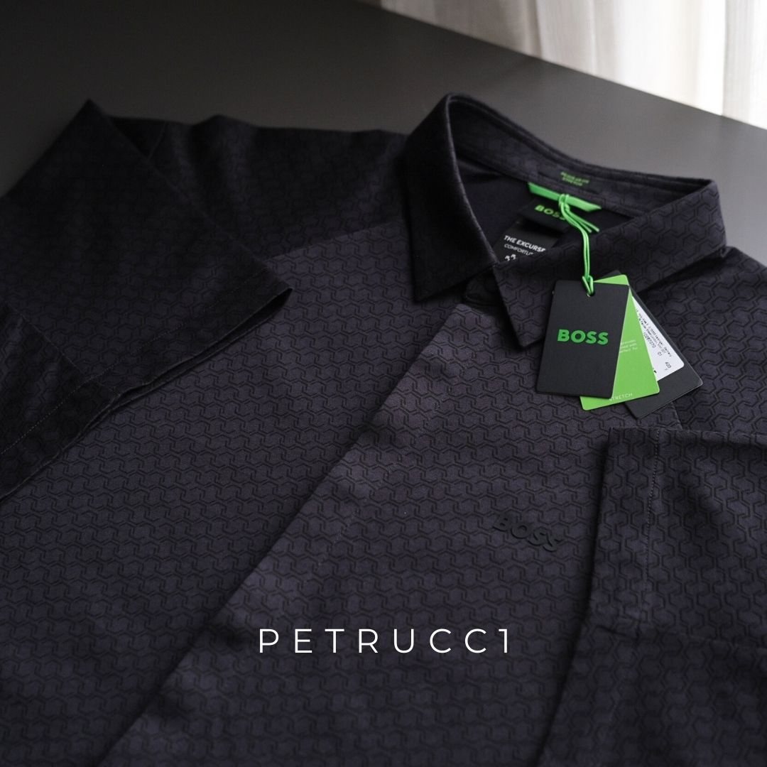 BOSS Knitted Cotton Piqué Shirt 50540196