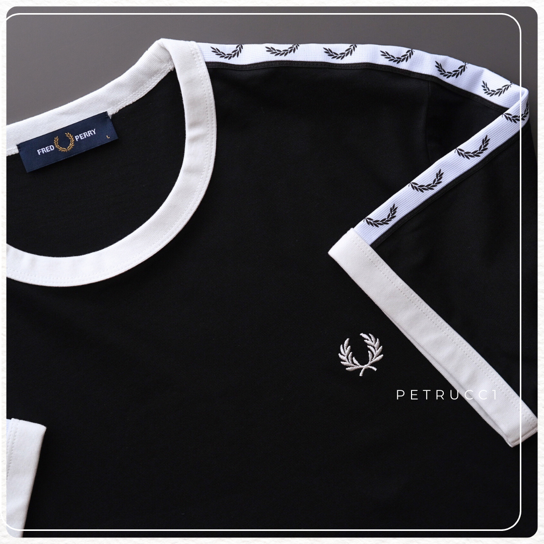 Fred Perry T shirt Graphic kaos Cowo Pria Man Men M4620/102
