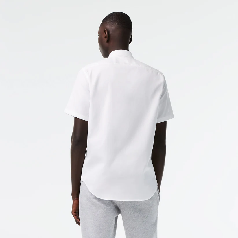 LACOSTE Regular Fit Short Sleeved Cotton Shirt CH8528