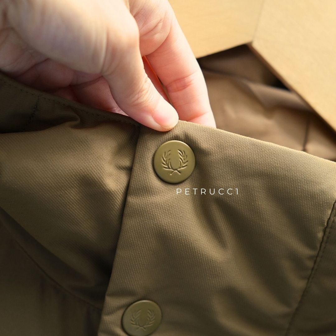 Fred Perry Padded Zip Through Parka Jacket J6516/P96