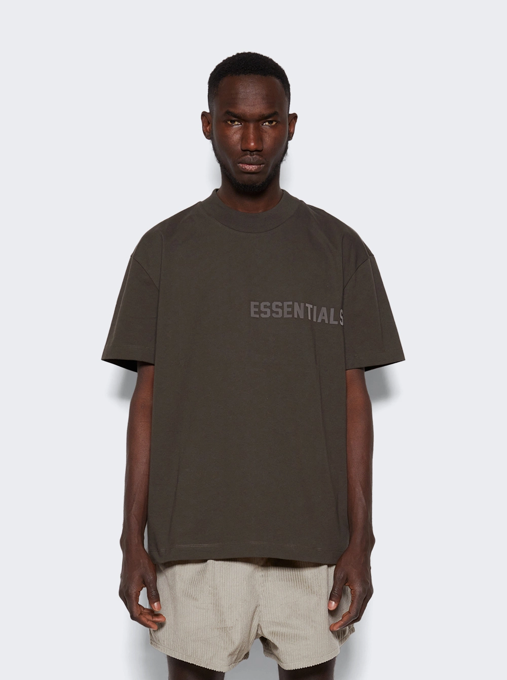 FOG FEAR OF GOD ESSENTIALS Off Black T-Shirt