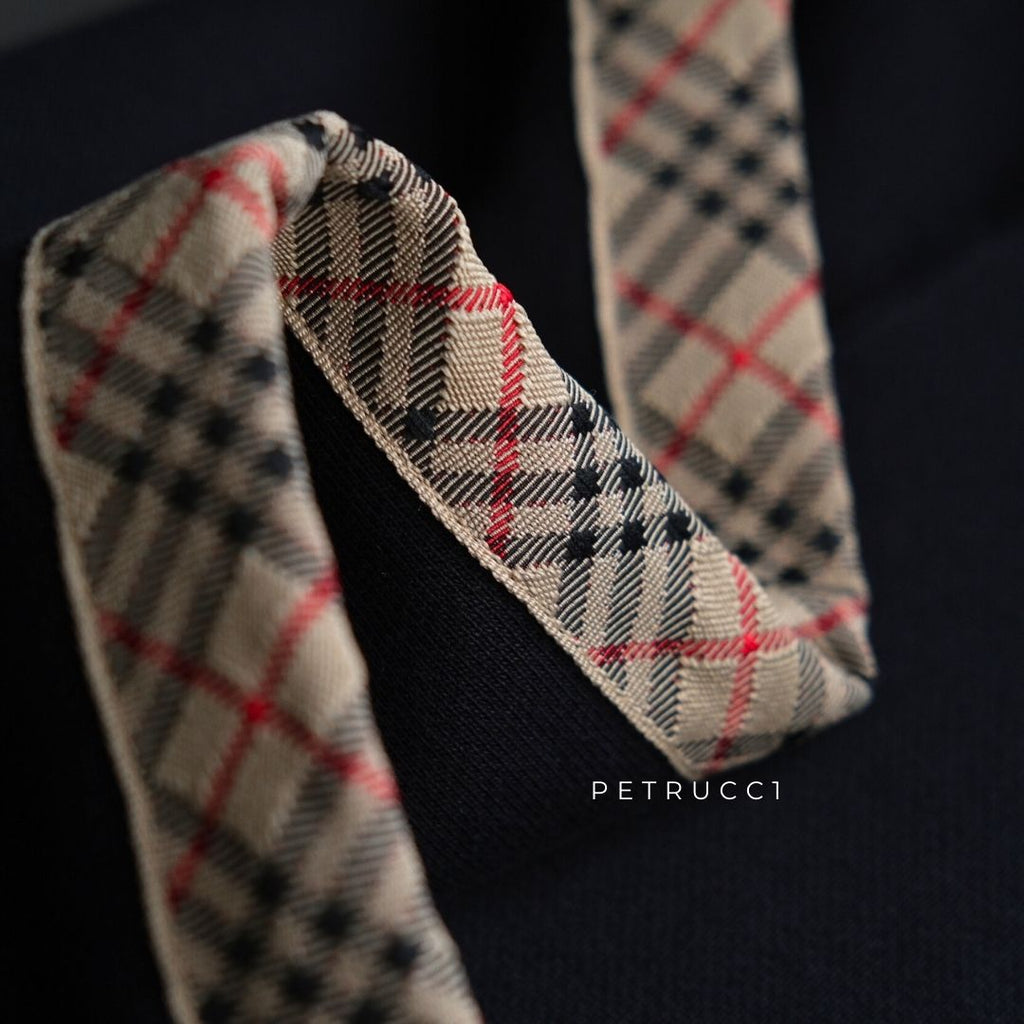 BURBERRY Check Trim Cotton Zip Hoodie 8110790