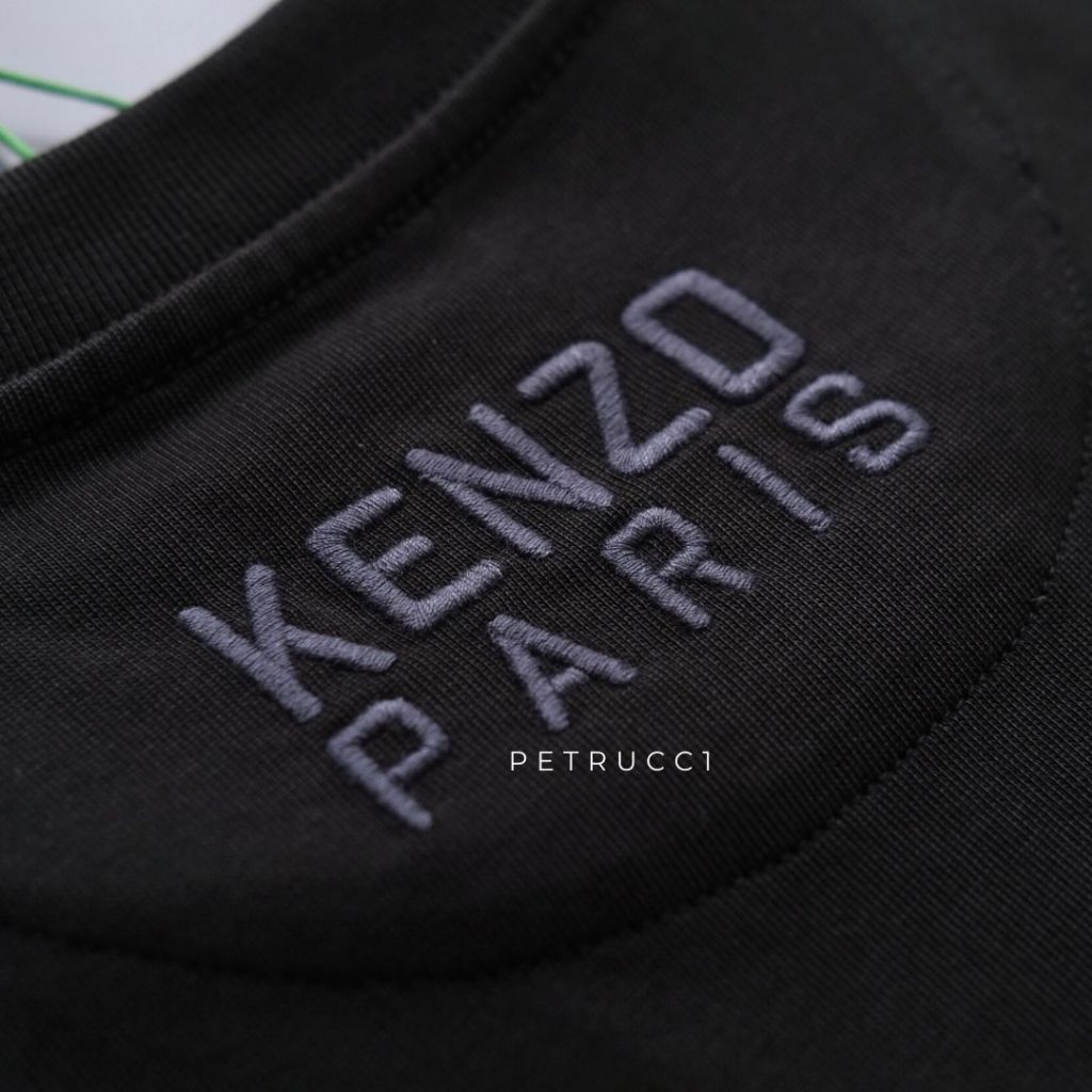 KENZO Happy Tiger Embroidered Oversized T Shirt 5TS5264SI