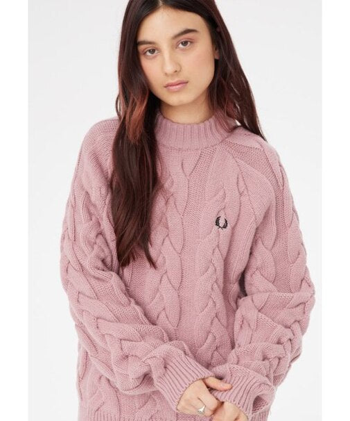 Fred Perry Women Cable Knit Jumper K4118/P94