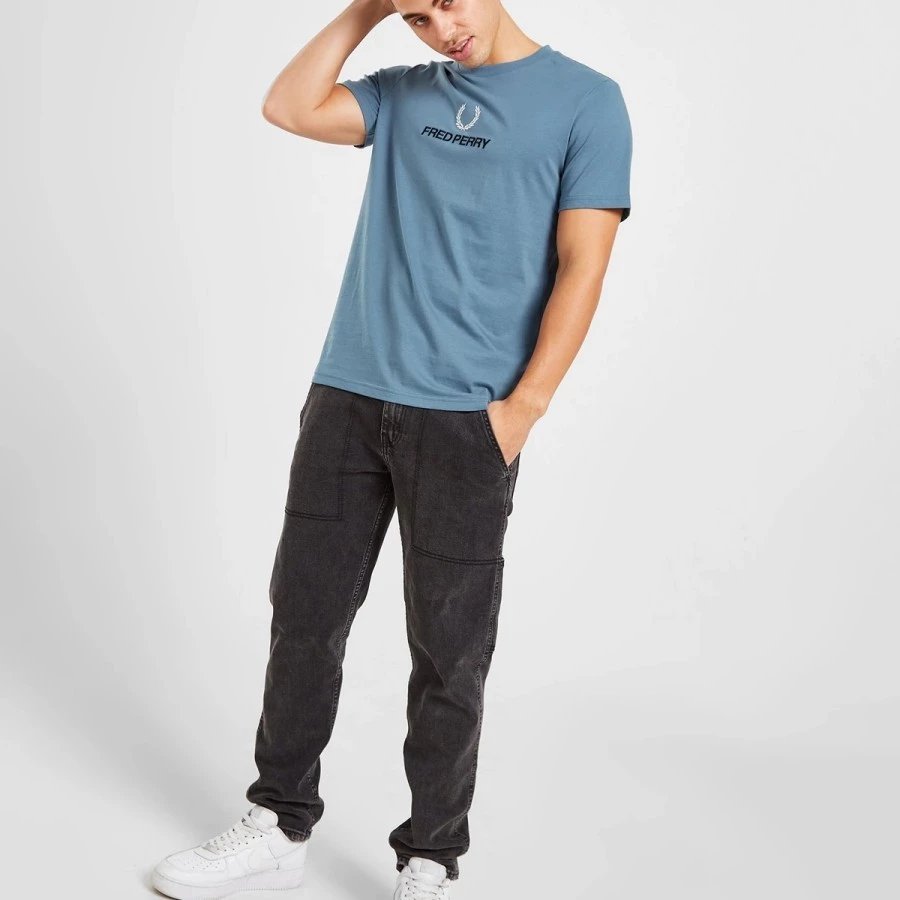 FRED PERRY T Shirt original Pria Cowo Authentic SM3095/N11