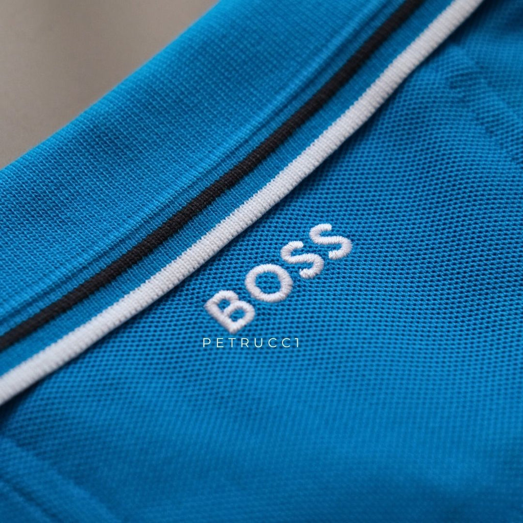 BOSS Polo shirt in cotton-blend piqué with S.Café PADDY PRO 50249000