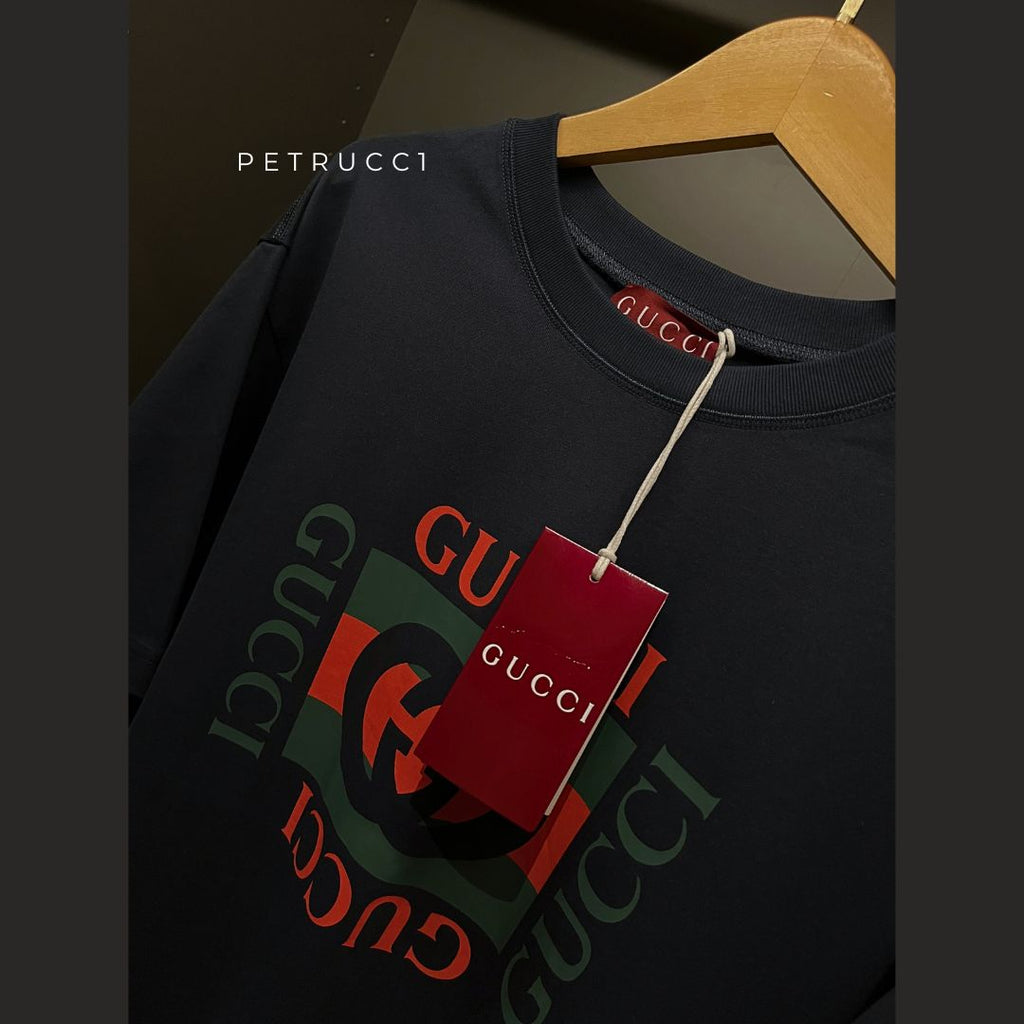 GUCCI Printed Cotton Jersey T Shirt ‎784361 XJGKA 4735