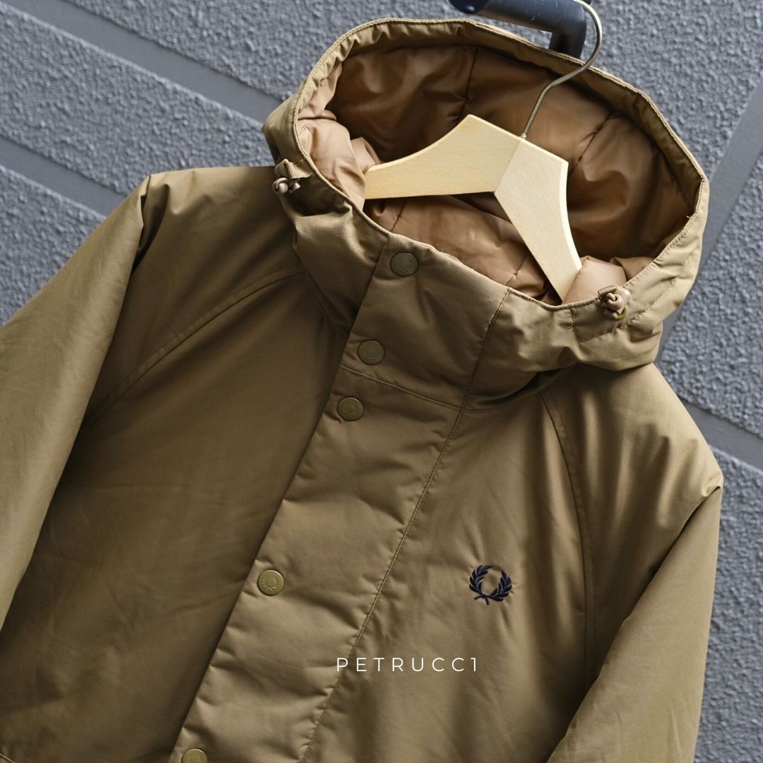 Fred Perry Padded Zip Through Parka Jacket J6516/P96