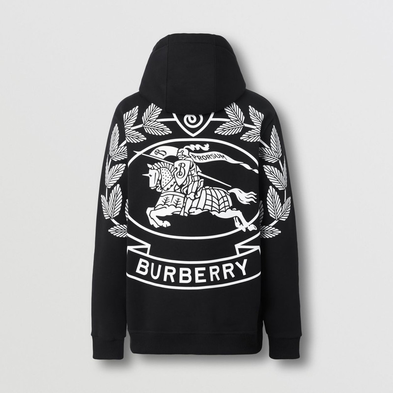 BURBERRY Avondale EKD Print Cotton Blend Hoodie 8057967