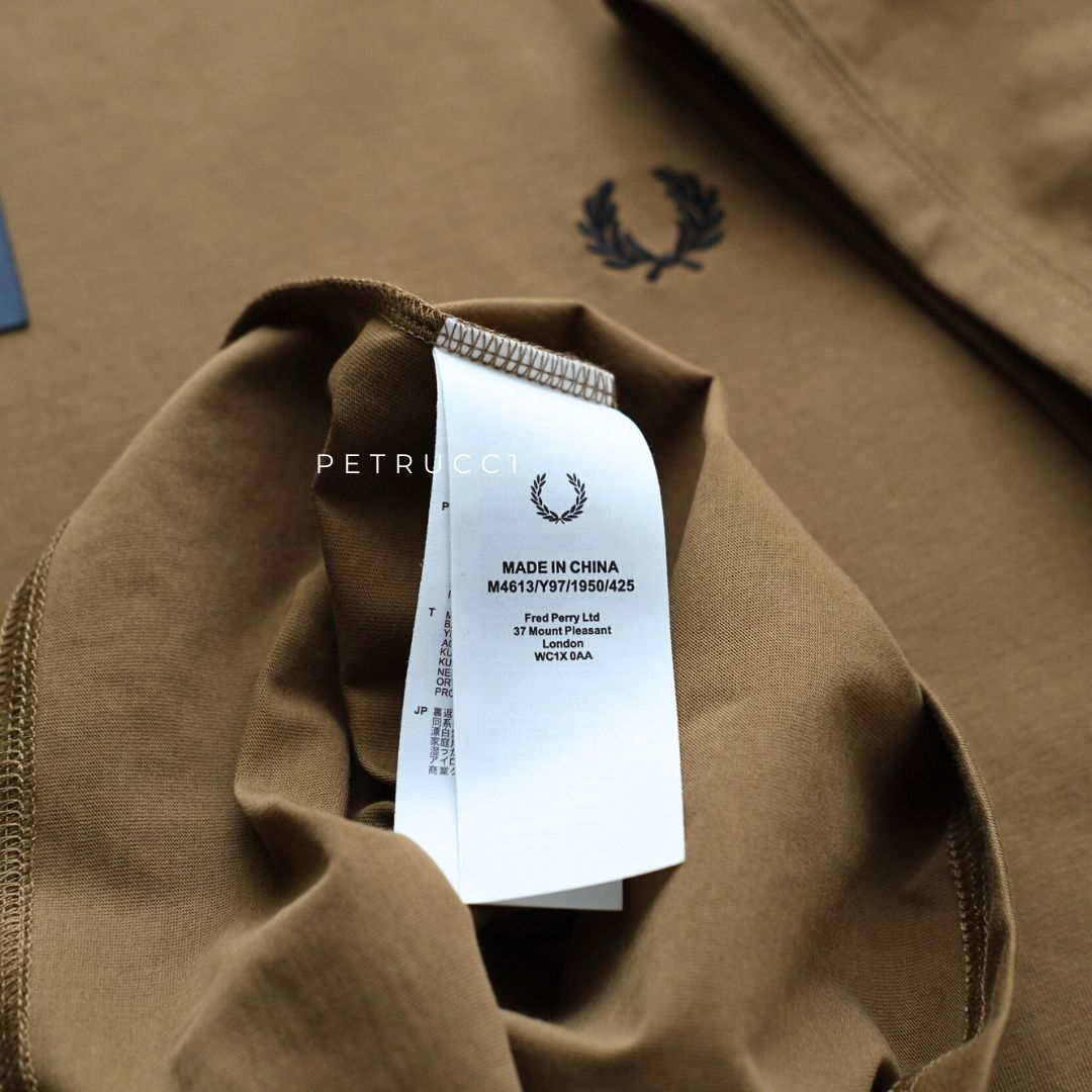 Fred Perry Contrast Tape Ringer T-Shirt Kaos M4613/Y97