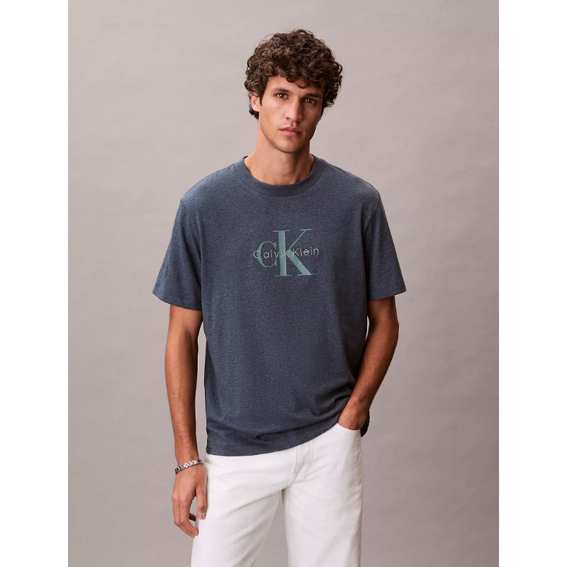 Calvin Klein T Shirt Kaos Tee Cowo Pria Cotton Katun 4RB862G