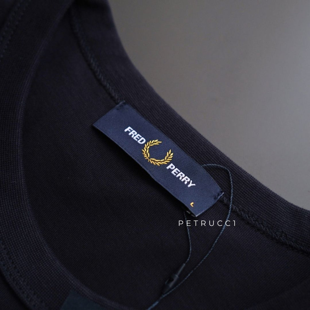 Fred Perry Contrast Tape Ringer T-Shirt Kaos M4613/W75