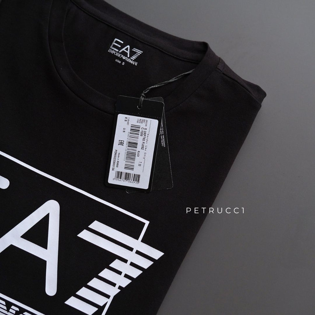 EMPORIO ARMANI EA7 Visibility Pima Cotton T-Shirt 3RPT62 PJ03Z