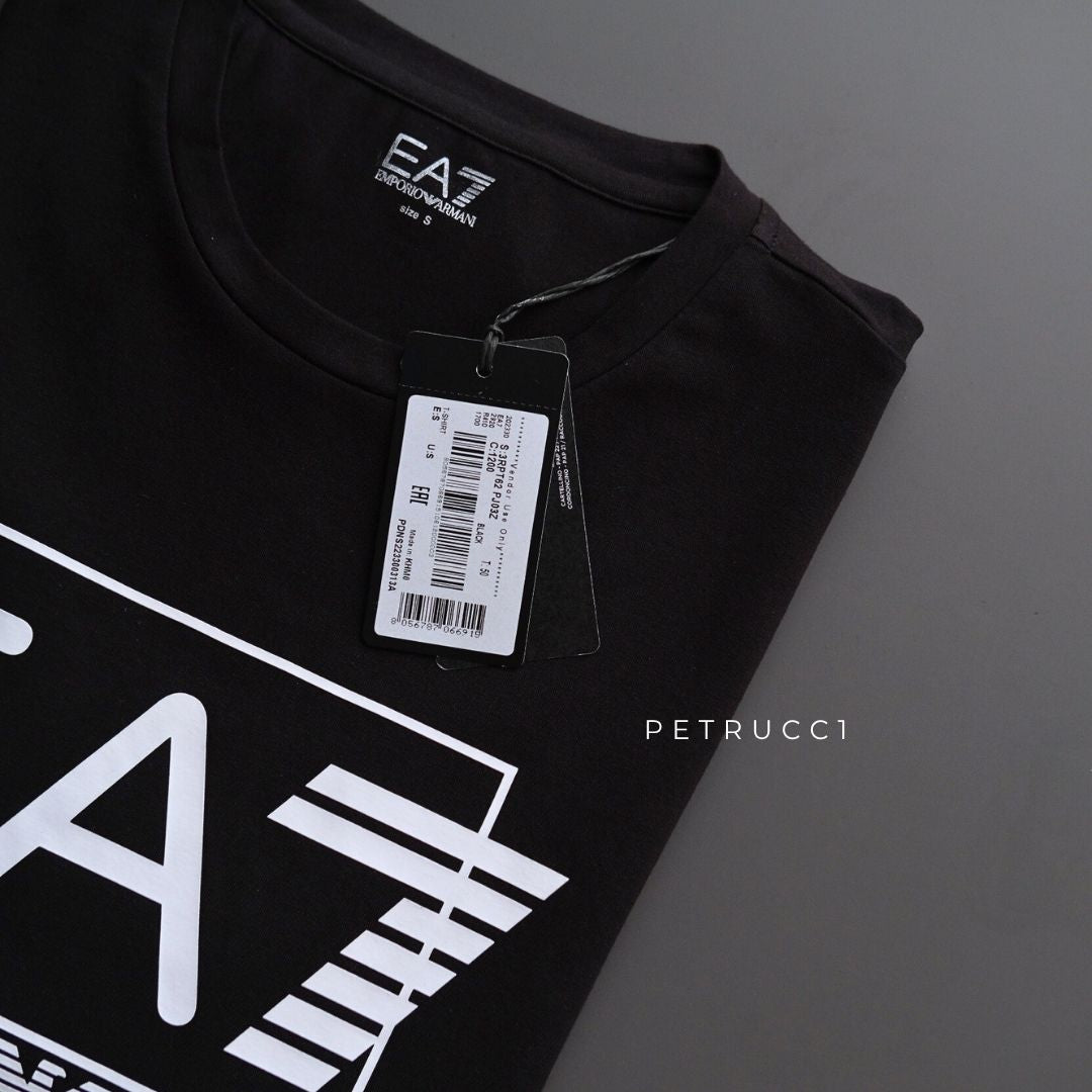 EMPORIO ARMANI EA7 Visibility Pima Cotton T-Shirt 3RPT62 PJ03Z