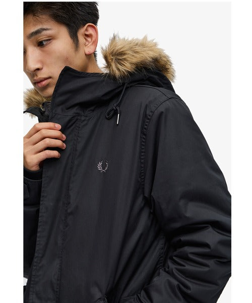 Fred Perry Womens Zip-In Liner Fishtail Parka J6104/102