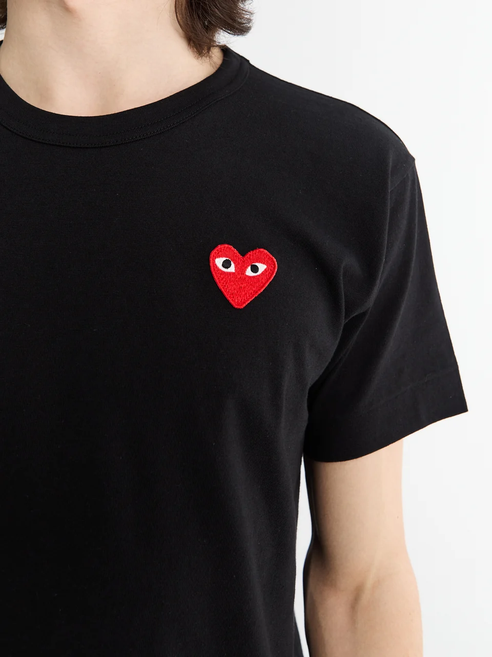 PLAY CDG COMME des GARCONS T SHIRT kaos cowo pria man AXT108